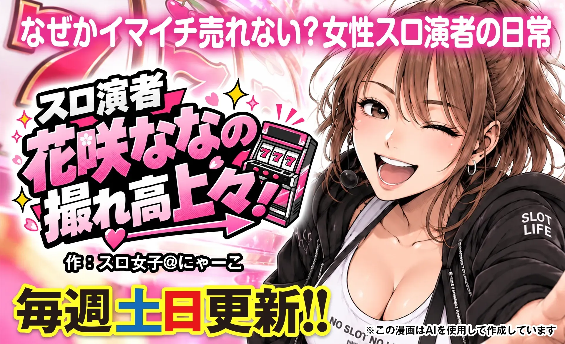スロ演者・花咲ななの撮れ高上々！